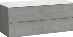 Storke Edge badkamermeubel met Kera wastafel, afvoerpluggen inbegrepen