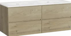 Storke Edge badkamermeubel met Kera wastafel, afvoerpluggen inbegrepen