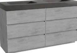 Storke Edge badkamermeubel met Scuro High wastafel