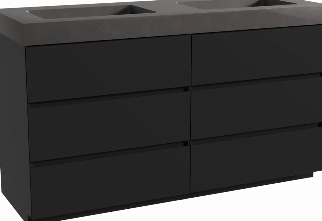 Storke Edge badkamermeubel met Scuro High wastafel