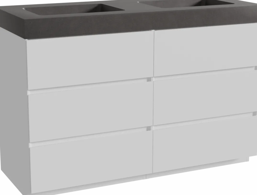 Storke Edge badkamermeubel met Scuro High wastafel