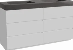 Storke Edge badkamermeubel met Scuro High wastafel