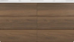 Storke Edge badkamermeubel met Kera wastafel, afvoerpluggen inbegrepen