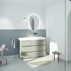 Storke Edge badkamermeubel met Mata High wastafel