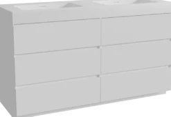 Storke Edge badkamermeubel met Mata High wastafel