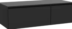 Storke Edge badkamermeubel met Panton wastafelblad voor waskom(men)