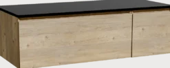 Storke Edge badkamermeubel met Panton wastafelblad voor waskom(men)