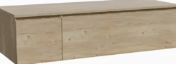 Storke Edge badkamermeubel met Panton wastafelblad voor waskom(men)