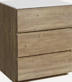 Storke Edge badkamermeubel met Tavola wastafelblad voor waskom(men)