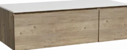 Storke Edge badkamermeubel met Tavola wastafelblad voor waskom(men)