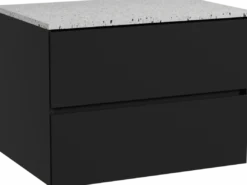 Storke Edge badkamermeubel met Tavola wastafelblad voor waskom(men)
