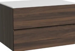 Storke Edge badkamermeubel met Tavola wastafelblad voor waskom(men)