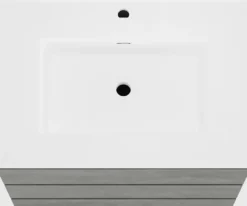 Storke Edge badkamermeubel met Kera wastafel, afvoerplug inbegrepen