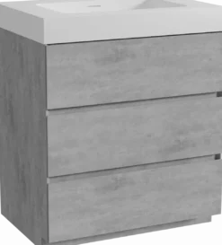 Storke Edge badkamermeubel met Mata High wastafel