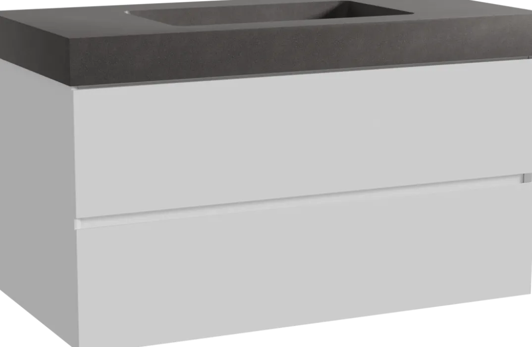 Storke Edge badkamermeubel met Scuro High wastafel