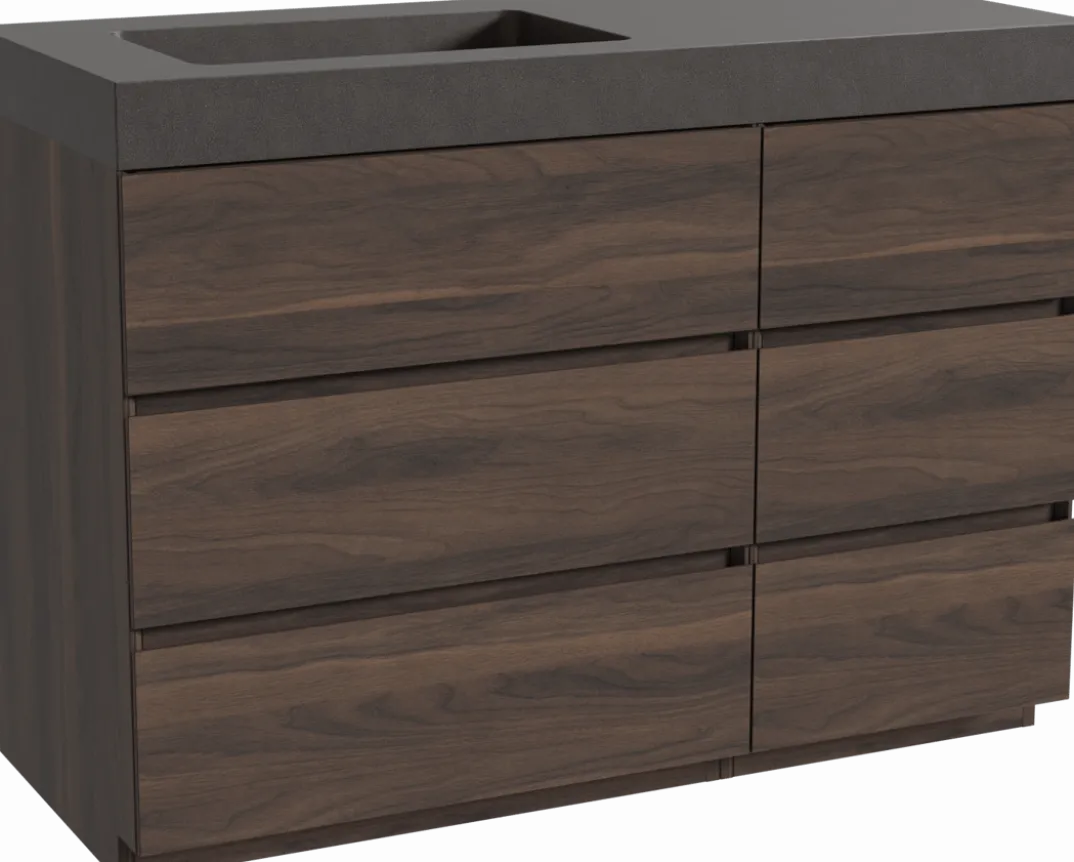 Storke Edge badkamermeubel met Scuro High wastafel