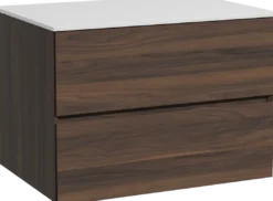 Storke Edge badkamermeubel met Tavola wastafelblad voor waskom(men)