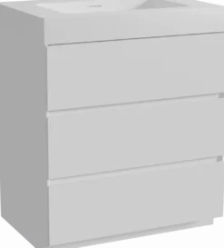 Storke Edge badkamermeubel met Mata High wastafel