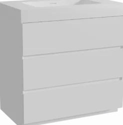 Storke Edge badkamermeubel met Mata High wastafel
