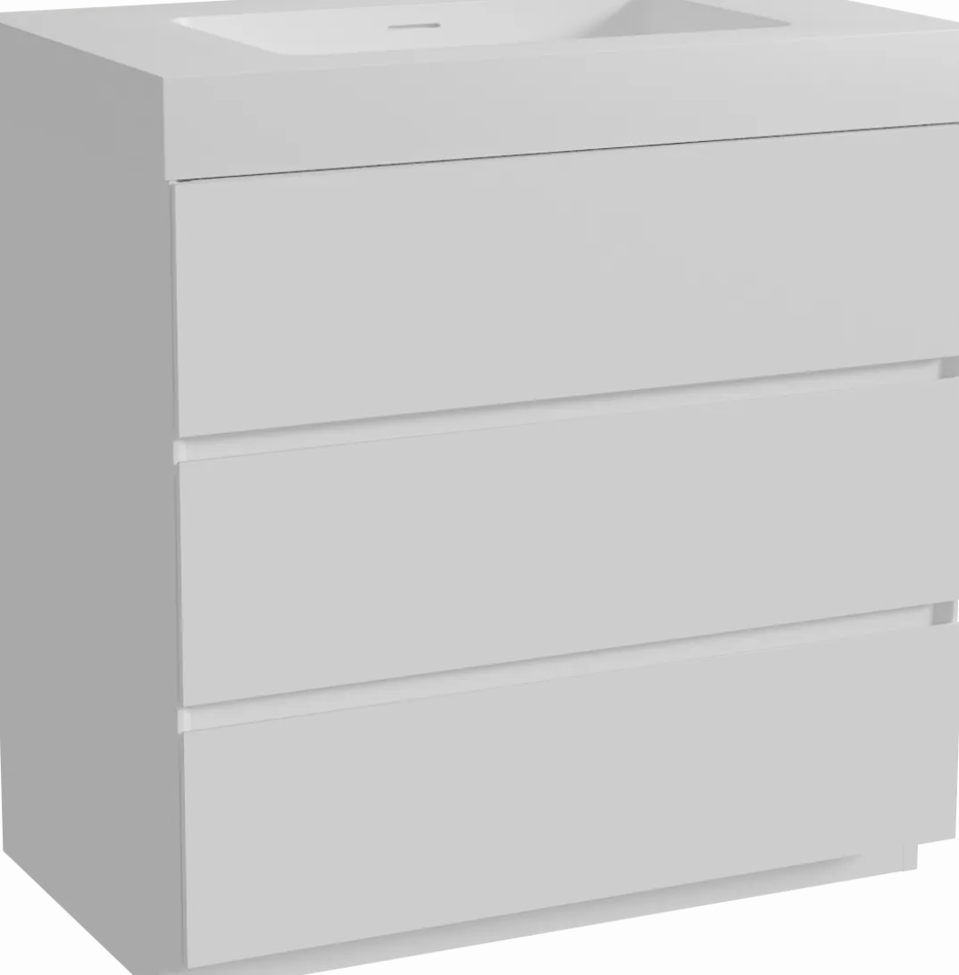 Storke Edge badkamermeubel met Mata High wastafel