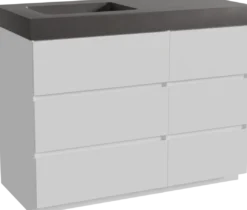 Storke Edge badkamermeubel met Scuro High wastafel