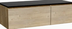 Storke Edge badkamermeubel met Panton wastafelblad voor waskom(men)