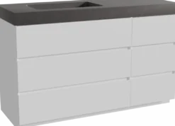 Storke Edge badkamermeubel met Scuro High wastafel