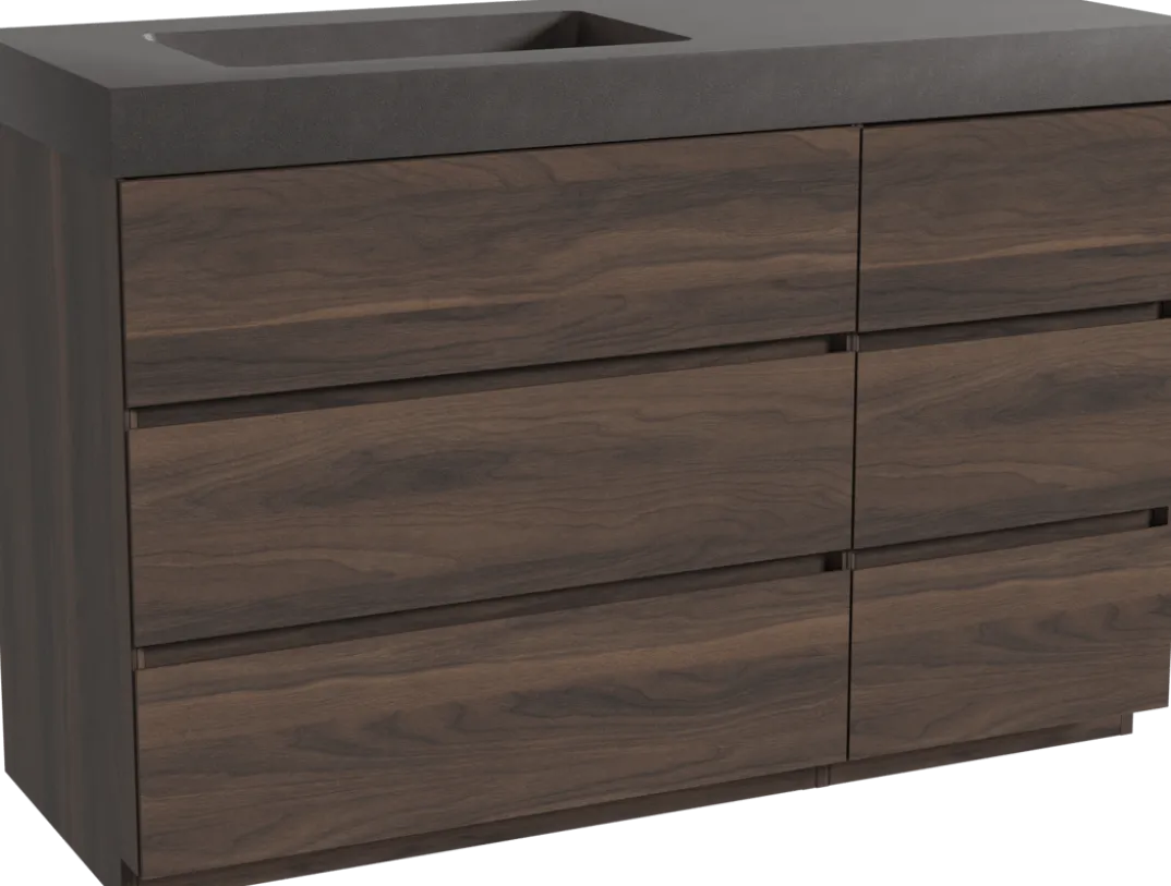 Storke Edge badkamermeubel met Scuro High wastafel