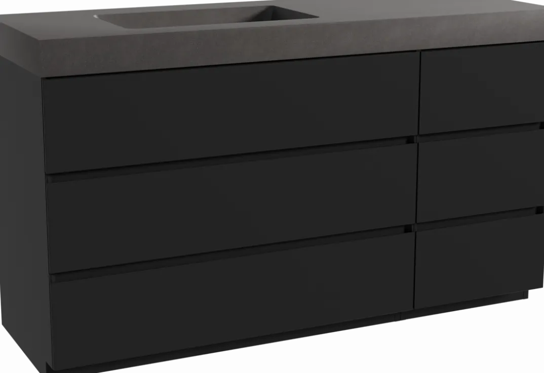 Storke Edge badkamermeubel met Scuro High wastafel