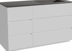 Storke Edge badkamermeubel met Scuro wastafel