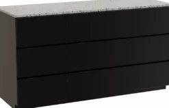 Storke Edge badkamermeubel met Tavola wastafelblad voor waskom(men)