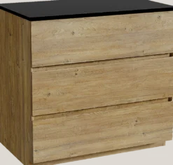 Storke Edge badkamermeubel met Panton wastafelblad voor waskom(men)