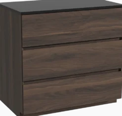 Storke Edge badkamermeubel met Panton wastafelblad voor waskom(men)