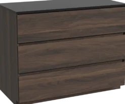 Storke Edge badkamermeubel met Panton wastafelblad voor waskom(men)