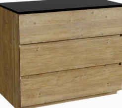 Storke Edge badkamermeubel met Panton wastafelblad voor waskom(men)