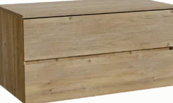 Storke Edge badkamermeubel met Panton wastafelblad voor waskom(men)
