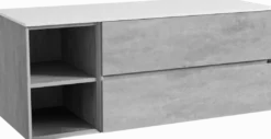 Storke Edge badkamermeubel met Tavola wastafelblad voor waskom(men)