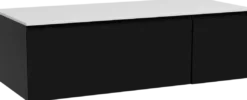 Storke Edge badkamermeubel met Tavola wastafelblad voor waskom(men)