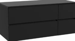 Storke Edge badkamermeubel met Panton wastafelblad voor waskom(men)