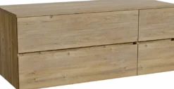 Storke Edge badkamermeubel met Panton wastafelblad voor waskom(men)