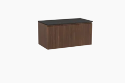 Storke Ribs badkamermeubel met Panton wastafelblad voor waskom(men)