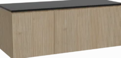 Storke Ribs badkamermeubel met Panton wastafelblad voor waskom(men)