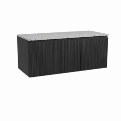 Storke Ribs badkamermeubel met Tavola wastafelblad voor waskom(men)
