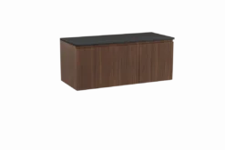 Storke Ribs badkamermeubel met Panton wastafelblad voor waskom(men)