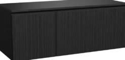 Storke Ribs badkamermeubel met Panton wastafelblad voor waskom(men)