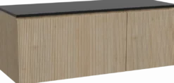 Storke Ribs badkamermeubel met Panton wastafelblad voor waskom(men)
