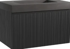 Storke Ribs badkamermeubel met Scuro High wastafel