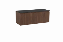 Storke Ribs badkamermeubel met Panton wastafelblad voor waskom(men)