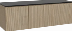 Storke Ribs badkamermeubel met Panton wastafelblad voor waskom(men)
