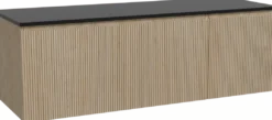 Storke Ribs badkamermeubel met Panton wastafelblad voor waskom(men)